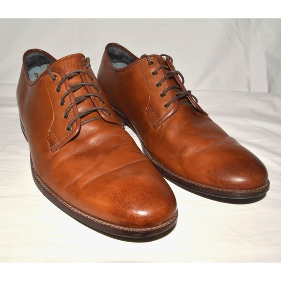 Cole Haan Men’s Leather Oxford Dress Shoes Tan Brown Size 12M Classic Lace Up main image 8